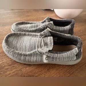 Hey Dude Textured Gray Loafers
